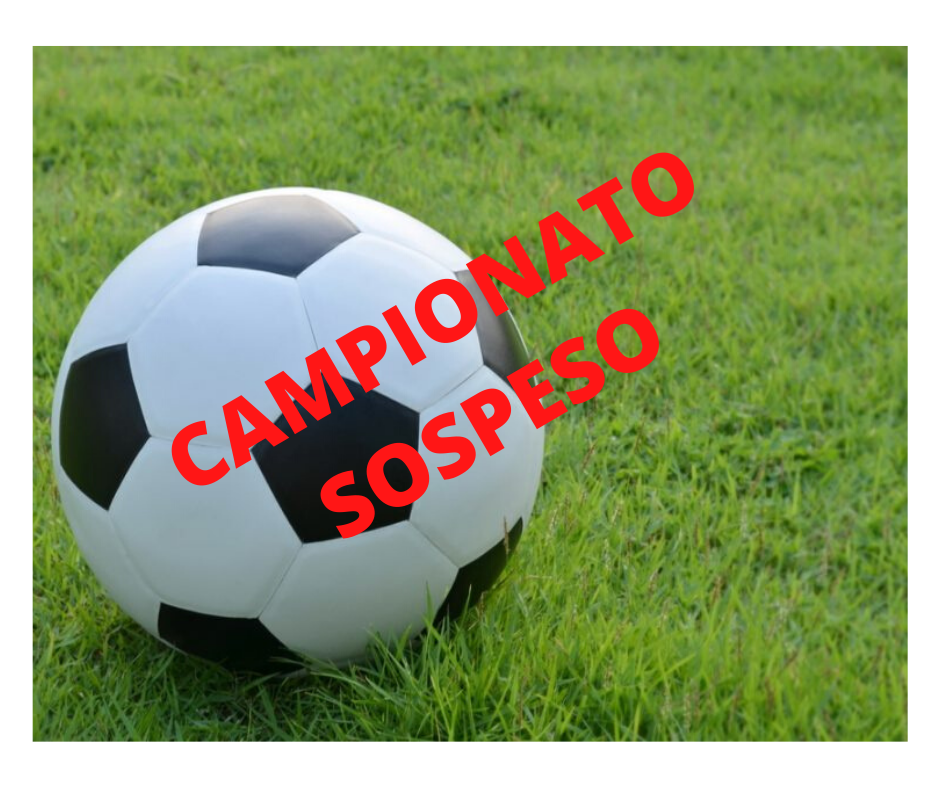 Il calcio si ferma: campionato sospeso!