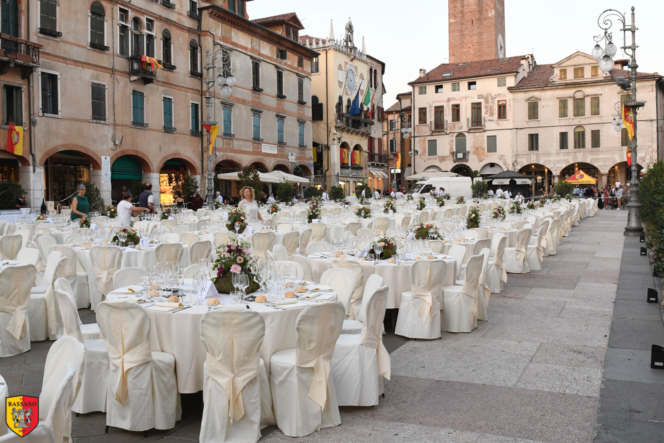 Bassano da Sogno: torna la cena in piazza Libertà